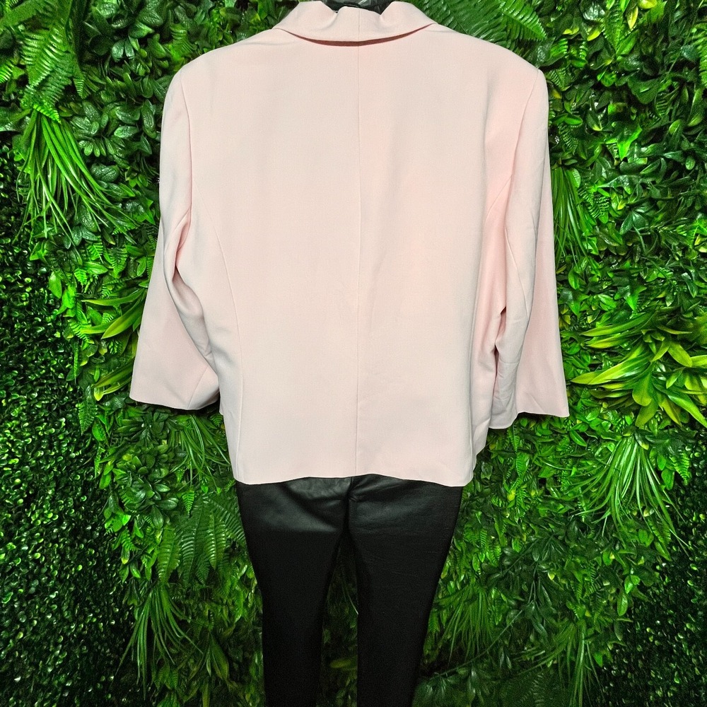 Women Jacket 20 Pink Collared Lined Blazer Jones Studio 1445 - Picture 7 of 8